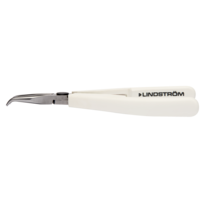 Load image into Gallery viewer, 7892 Lindstrom 60° Bent Tip Snipe Nose Pliers with Synthetic Handle