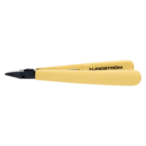 Load image into Gallery viewer, 8130 Lindstrom Micro-Bevel® Precision Cut Diagonal Cutter with Oval Head & ESD Safe Handle 0.2-1 mm