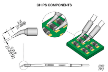 Load image into Gallery viewer, C120006
Conical Bent Cartridge Ø 0.5