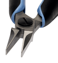 Load image into Gallery viewer, RX7490 Lindstrom ERGO™ Precision Flat Nose Stubby Pliers with Dual-Component Synthetic Handle