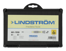 Load image into Gallery viewer, 801-7ESD Lindstrom Slotted/Phillips ESD Safe Precision Screwdriver Set 1.5-3.0mm/PH00-PH1 - 7 Pcs
