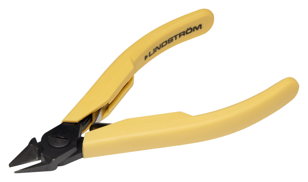 8147 Lindstrom - Flush Precision Cut Diagonal Cutter with Tapered & Relieved Head & ESD Safe Handle 0.1-1 mm