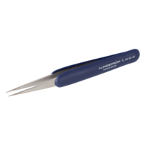 Load image into Gallery viewer, AA-SA-ET Lindstrom Stainless Steel ESD Safe Ergonomic Tweezers with Sharp, Fine Tips
