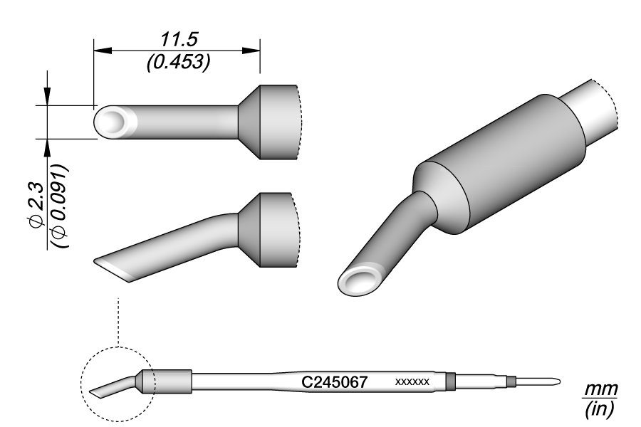 C245067 Spoon Cartridge Ø 2.3