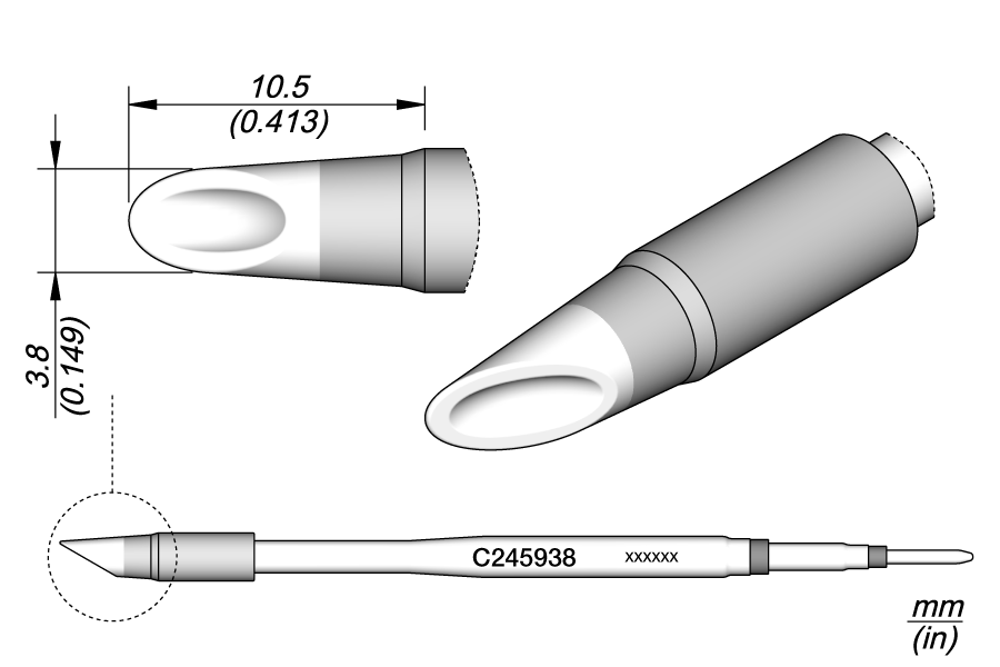 C245938 Spoon Cartridge Ø 3.8