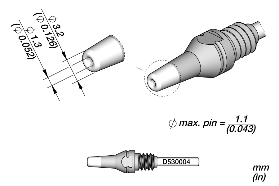 D530004 Through-hole Desoldering Ø 1.3 S1